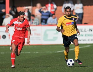 Betsy takes on Tamworth last season