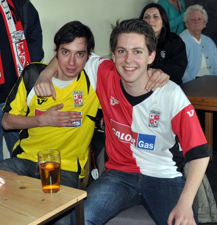 Robert and Noud at Kingfield